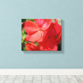 Geranium Leinwanddruck (Insitu (Holzboden))