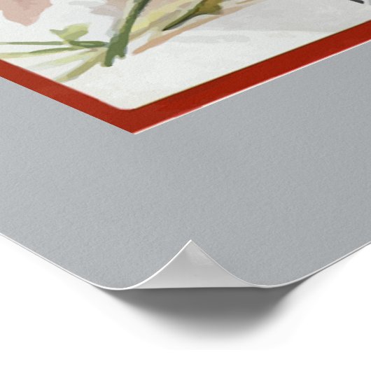 Geranium-Markenbezeichnungen Fruchtkorb Poster (Ecke)