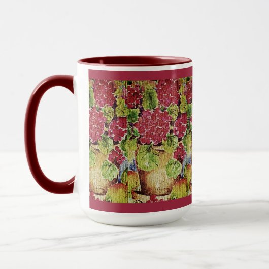 Geranium Pink Tasse (Links)