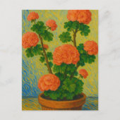 Geranium Postcard Postkarte (Vorderseite)