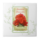 Geranium-Samenpack Fliese (Vorderseite)