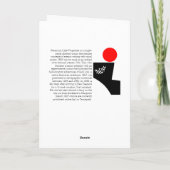 Geranium Sees Feiertagskarte (Rückseite)