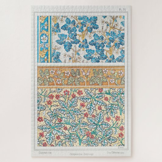 Geranium von Maurice Pillard Verneuil Puzzle (Vertikal)