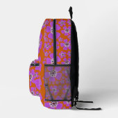 Geranium Wallichianum Design Backpack Bedruckter Rucksack (Rechts)