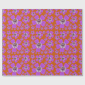 Geranium Wallichianum Wrapping Paper Geschenkpapier (Flach)