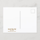 Geranium wildflower watercolor postkarte (Rückseite)