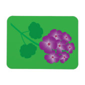 Geraniumblüten Magnet (Horizontal)