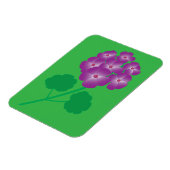 Geraniumblüten Magnet (Linke Seite)