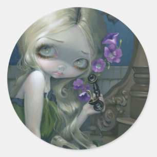 "Geraniums"-Aufkleber Runder Aufkleber