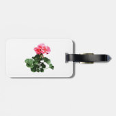 Geraniums Stehend Tall Gepäckanhänger (Rückseite horizontal)