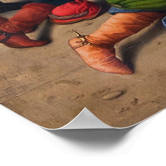 Gerard David - Verehrung der Magi Poster (Ecke)