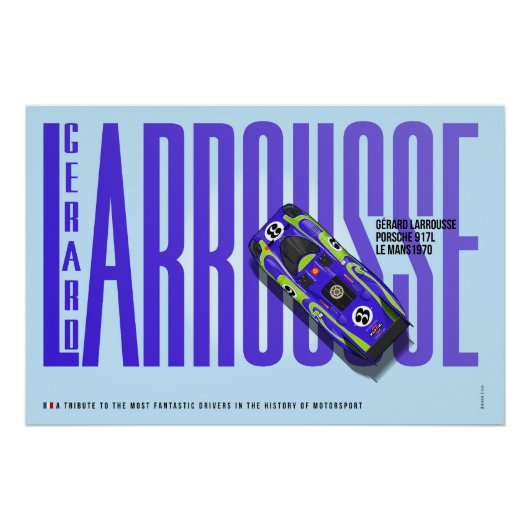Gerard Larrousse P 917 Tribute Poster (Vorderseite)