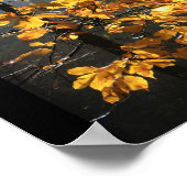 Gerard Manley Hopkins Spring and Fall Poem Poster (Ecke)