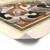 Gerard Mercators Karte der Welt Poster (Ecke)