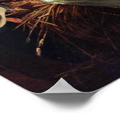 Gerard van Honthorst - Bewunderung des Hirten Poster (Ecke)