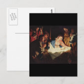 Gerard van Honthorst Nativity Postkarte (Vorne/Hinten)