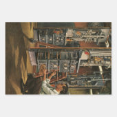 Gerät für die Vintage Funktechnik Geschenkpapier Set (Vorderseite)