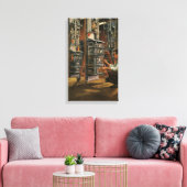 Gerät für die Vintage Funktechnik Leinwanddruck (Insitu (Wohnzimmer))