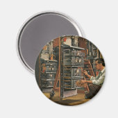 Gerät für die Vintage Funktechnik Magnet (Vorderseite/Rückseite)