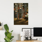 Gerät für die Vintage Funktechnik Poster (Heimbüro)