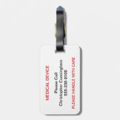 Geräte Gepäckanhänger (Rückseite vertikal)