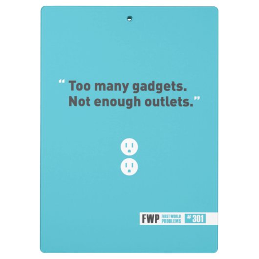 Geräte Klemmbrett (Rückseite)