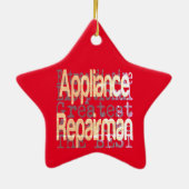 Gerätereparateur Extraordinator Keramik Ornament (Hinten)