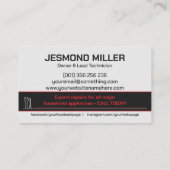 Gerätereparatur - Beruflich modern Visitenkarte (Rückseite)