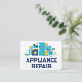 Gerätereparatur QR Visitenkarte (Stehend Vorderseite)