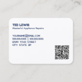 Gerätereparatur QR Visitenkarte (Rückseite)