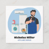 Gerätereparatur Quadratische Visitenkarte (Vorderseite)