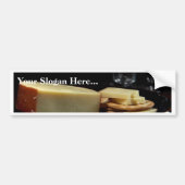 Geräucherter Goudakäse Autoaufkleber (Vorne)