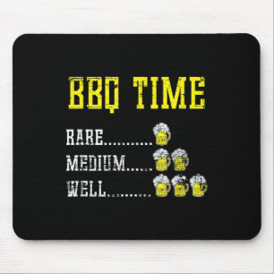 Geräuchertes Fleisch Funny Grillen Koch Bier trink Mousepad