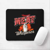 Geräuchertes Fleisch Steak Bacon Meat Whisperer Fu Mousepad (Mit Mouse)