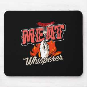Geräuchertes Fleisch Steak Bacon Meat Whisperer Fu Mousepad