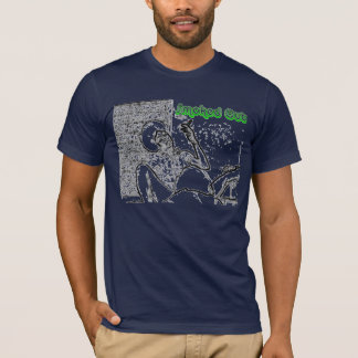 Geräuchertes heraus Marine-T-Shirt T-Shirt