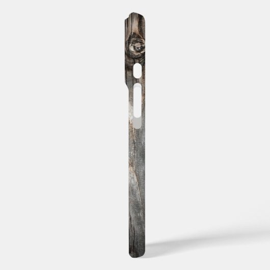 Geräuchertes Holzmuster Case-Mate iPhone Hülle (Rückseite / Links)