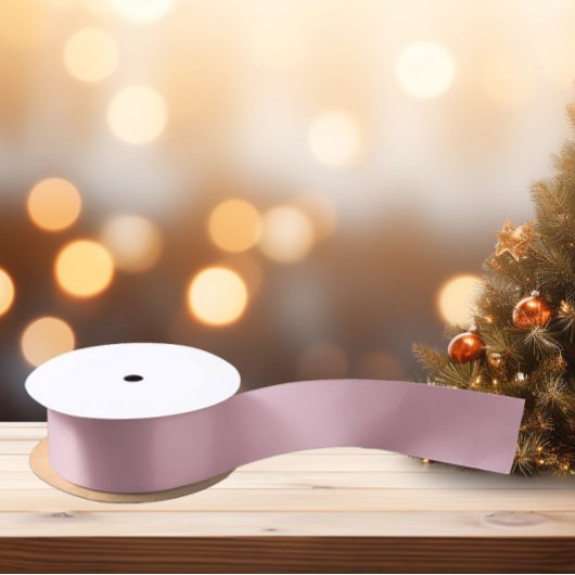 Geräumige Elegance - Solid Misty Rose Satinband