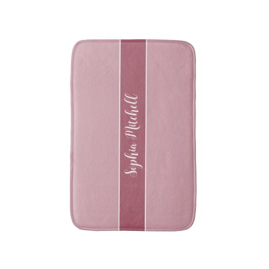 Geräumige Eleganz - Falsche Rose Name Bath Mat Badematte (Vorderseite Vertikal)