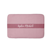 Geräumige Eleganz - Falsche Rose Name Bath Mat Badematte (Vorderseite)