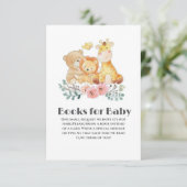 Geräumige und niedliche Buchanfrage Begleitkarte (Stehend Vorderseite)