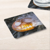 Geräumiger Jack-o-Laterne Rechteckiger Pappuntersetzer (angewinkelt)