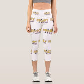 Geräumiges, aber niedliches Design Capri Leggings (Vorderseite)
