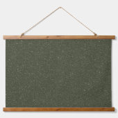 Geräumiges Moosgrün-Wandband mit Holzschaden Wandteppich Mit Holzrahmen (Vorderseite 2)