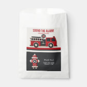 Geräusch der Minimalistischen Firefighter-Kinderdu Geschenktütchen (Vorderseite)