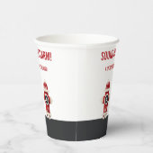 Geräusch der Minimalistischen Firefighter-Kinderdu Pappbecher (Rechts)