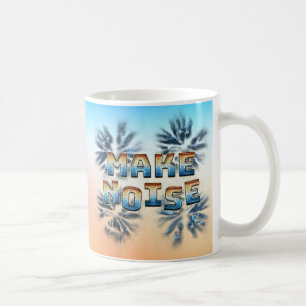 Geräusch machen kaffeetasse