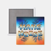 Geräusch machen magnet (Vorderseite/Rückseite)