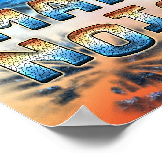 Geräusch machen poster (Ecke)