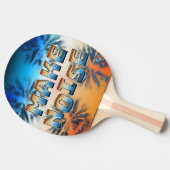 Geräusch machen tischtennis schläger (Seitenansicht)